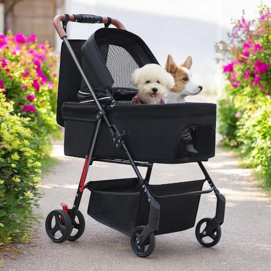 ペットカート ブラック 15kg対応 小型、中型用 ペットカート ブラック 15kg対応 小型、中型用